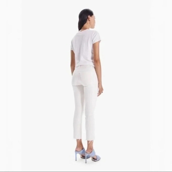 MOTHER THE INSIDER CROP CREAM PUFFS SIZE 30 B1769 - Picture 2 of 6